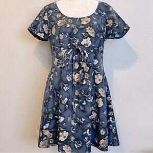 Vintage 90s empire waist babydoll dress